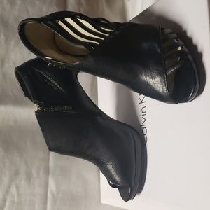 Calvin Klein Black Bootie Stiletto